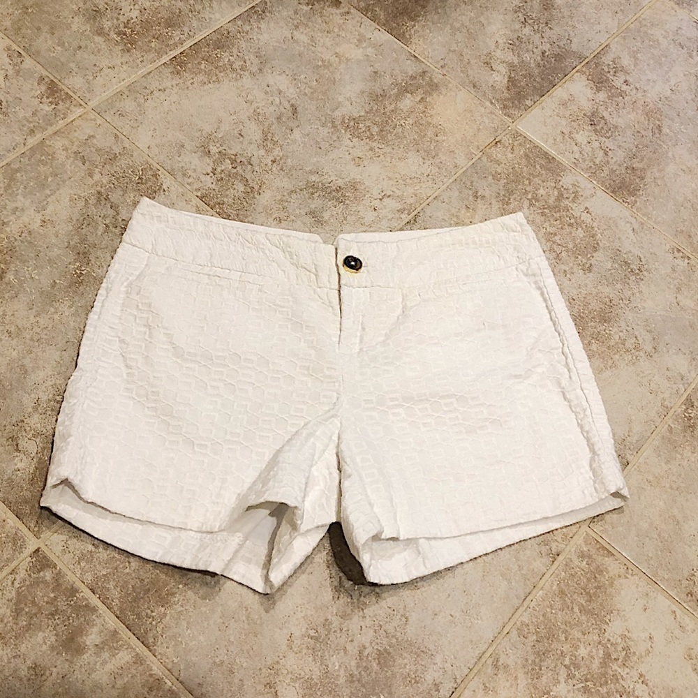 🆕 Banana Republic white crochet cotton sho…
